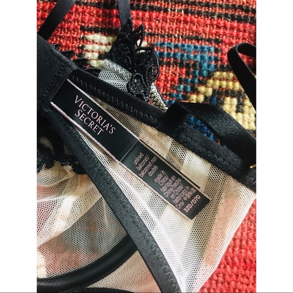 Sexy nude/black Dragon Appliqué Lingerie Bra! - Picture 7 of 8